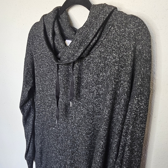 Motherhood Maternity Brushed Hacci Cowl Neck Hi Lo Sweater Gray Size S Small - Picture 8 of 15